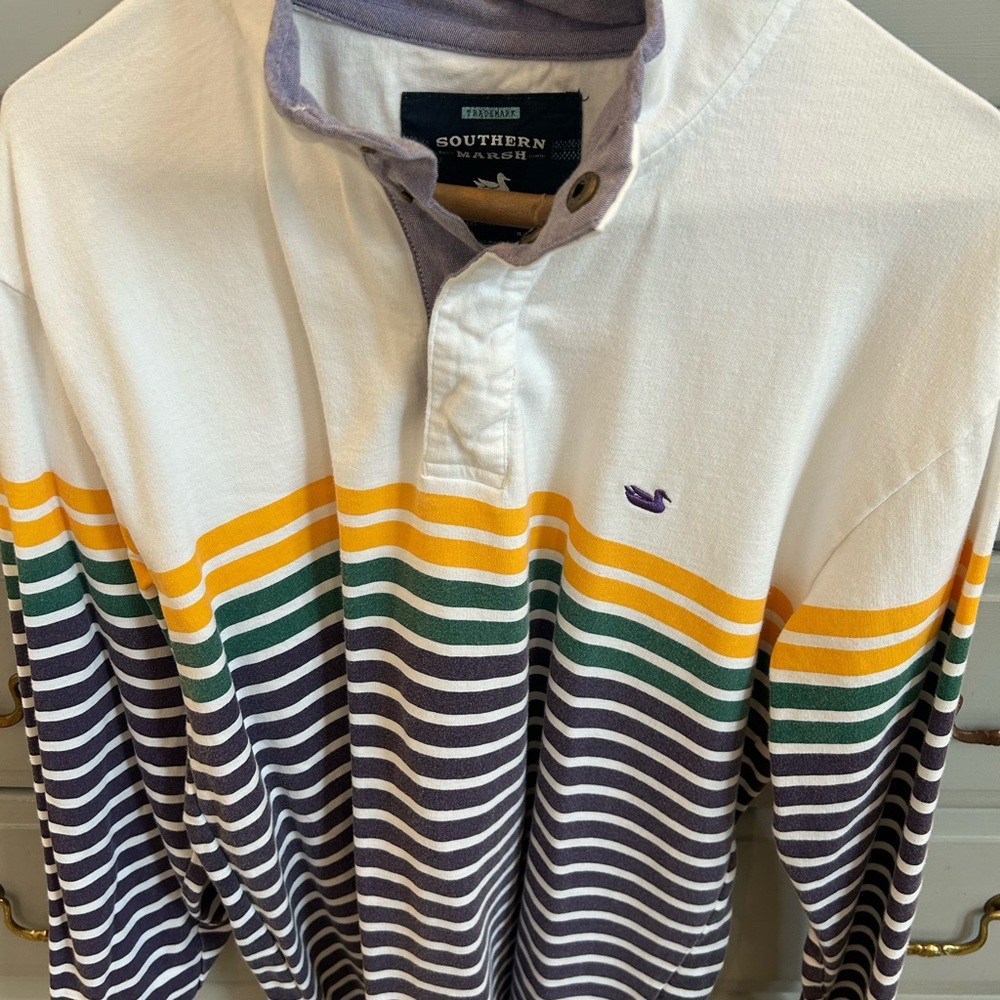 Southern Marsh Mardi Gras long sleeve  Shirt.